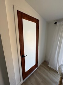 The back door in MBR couldn’t lock. Warped and lock doesn’t align