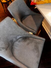 Stains on chairs