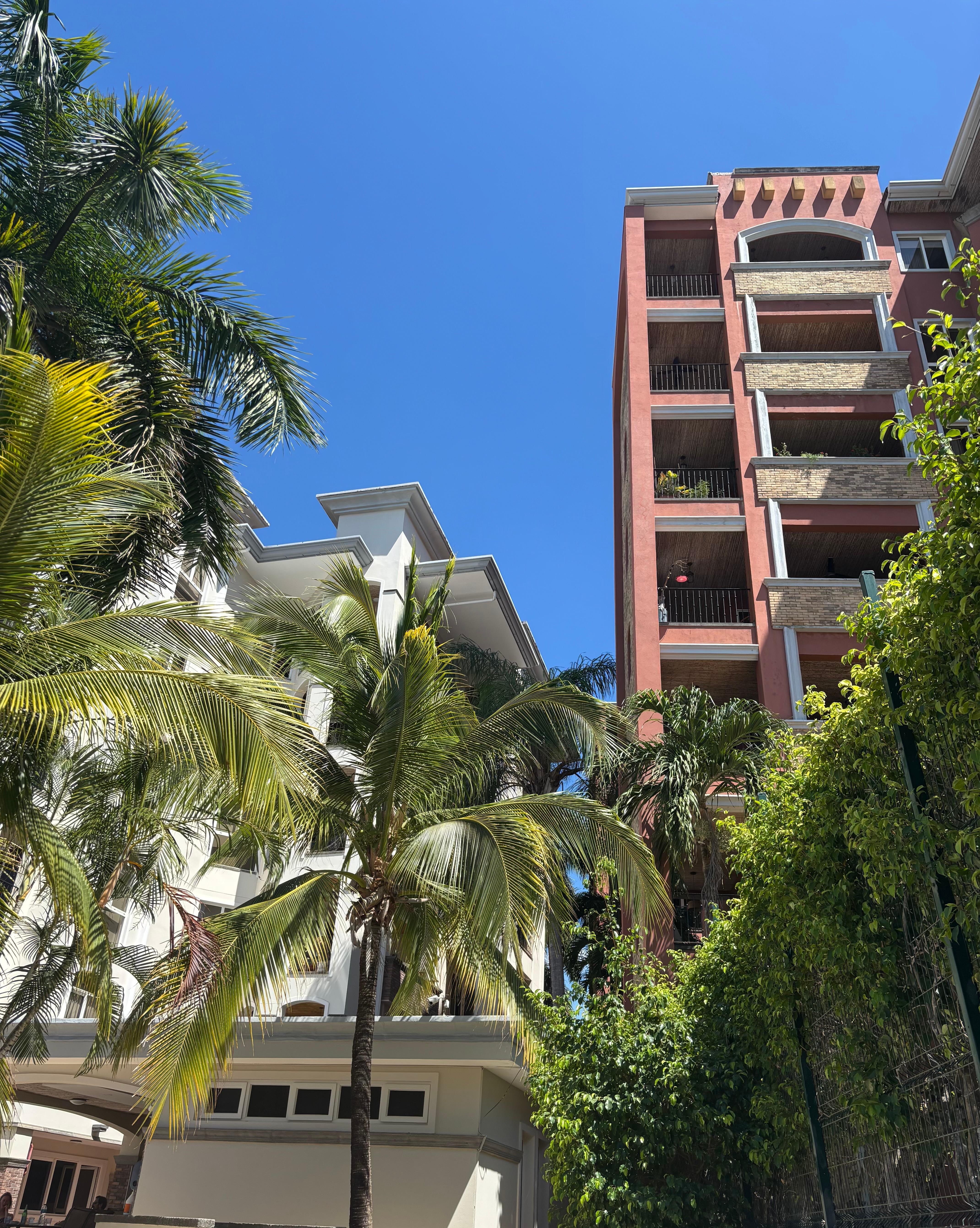 View of the condo under beautiful blue Costa Rica skies! 
Pura Vida!