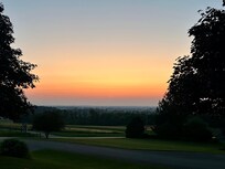 Sun set from the front porch