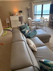 One has a wonderful view from the condo and lanai. You can check pool and watch sun set.