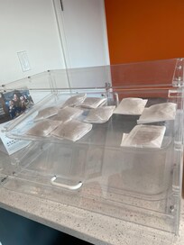 Fresh baked cookies available after 3pm and fresh popcorn after 8pm