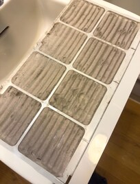Filthy air filters