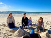 Fun right outside back door.