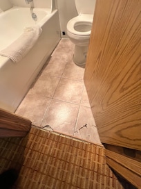 Bathroom floor