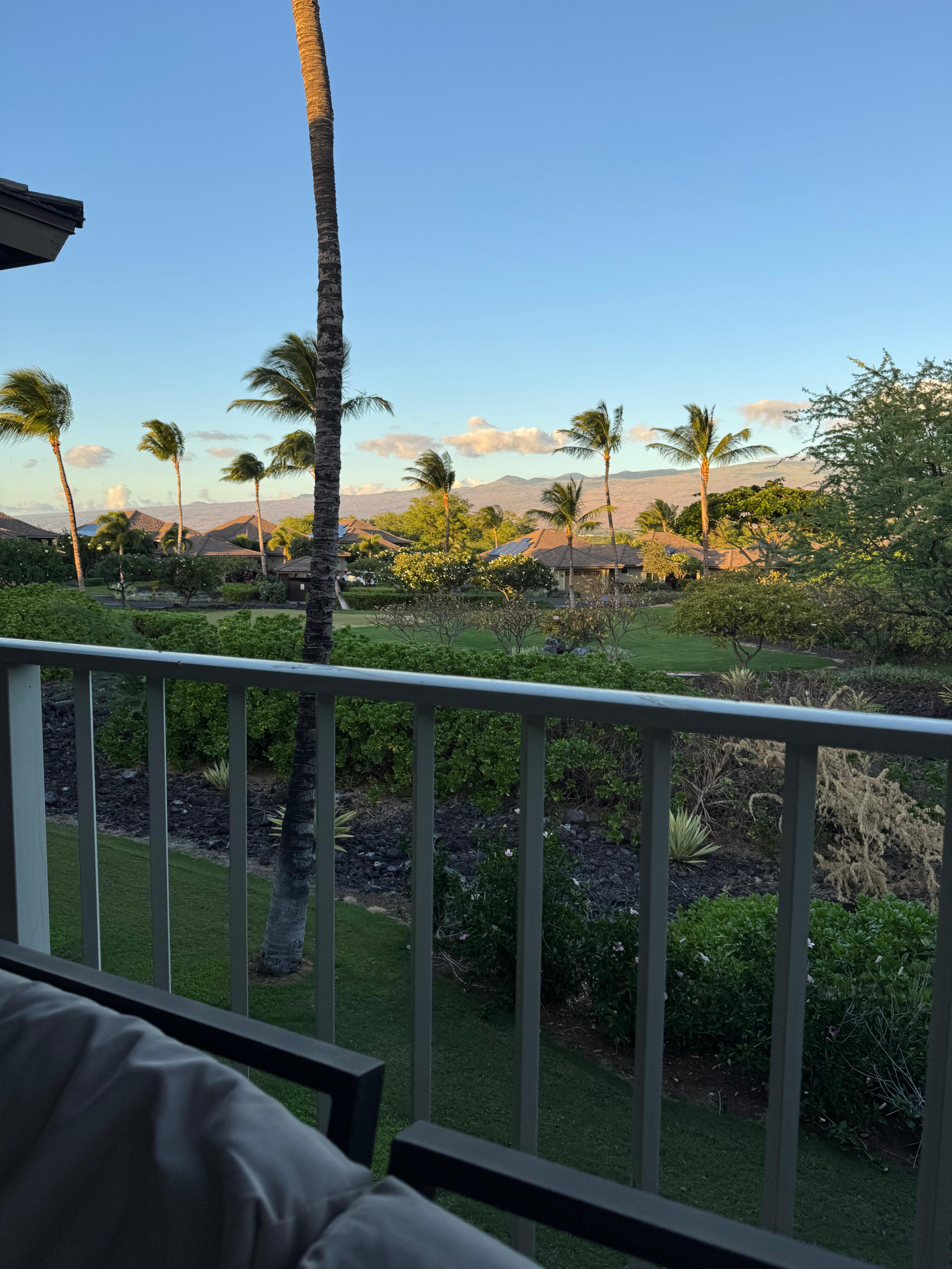 View from lanai 