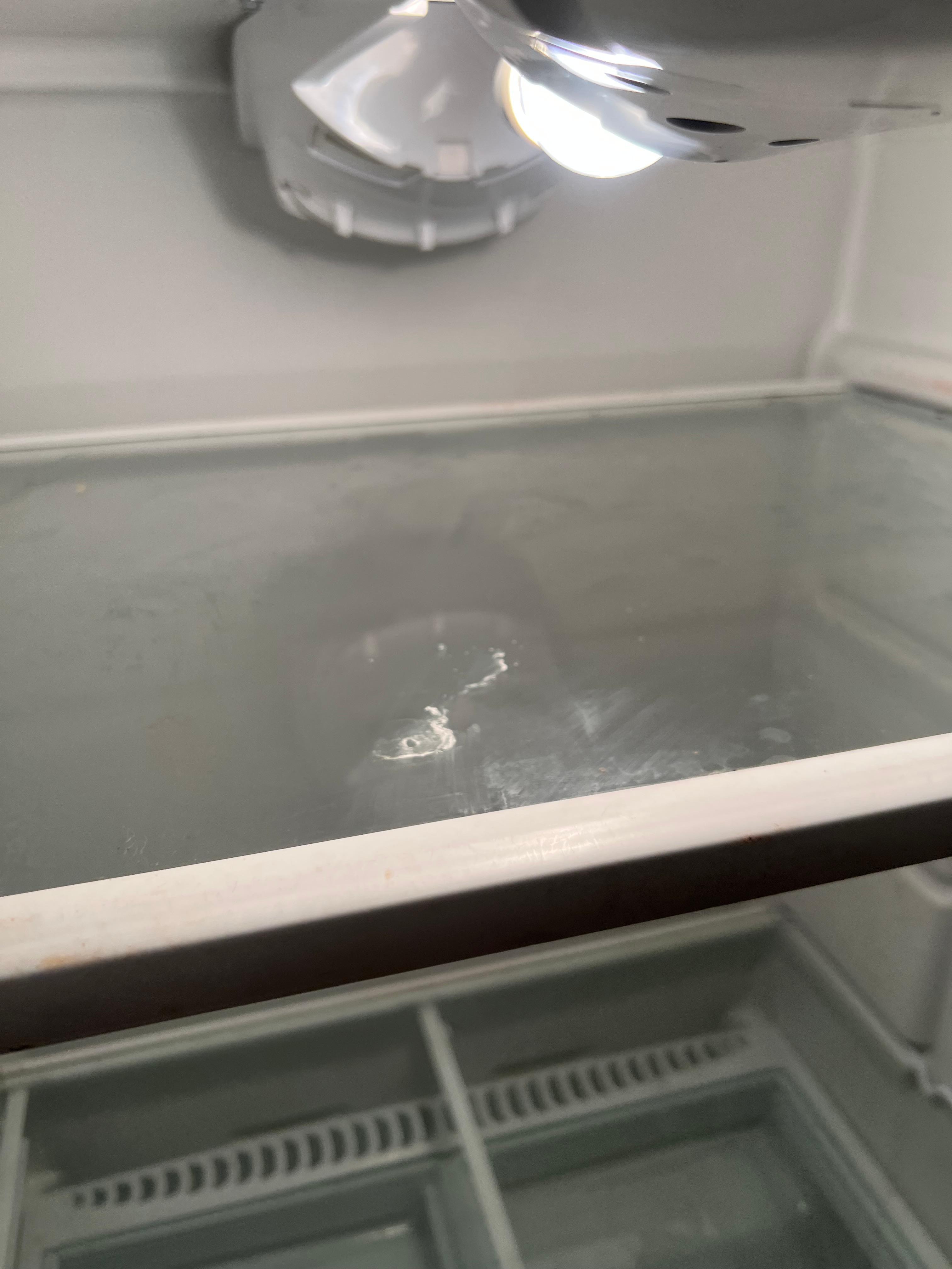 Foreign matter in fridge