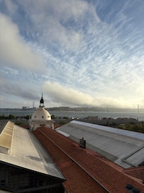 View from our room during the day