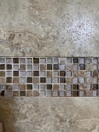 Mold on the tile in bathroom