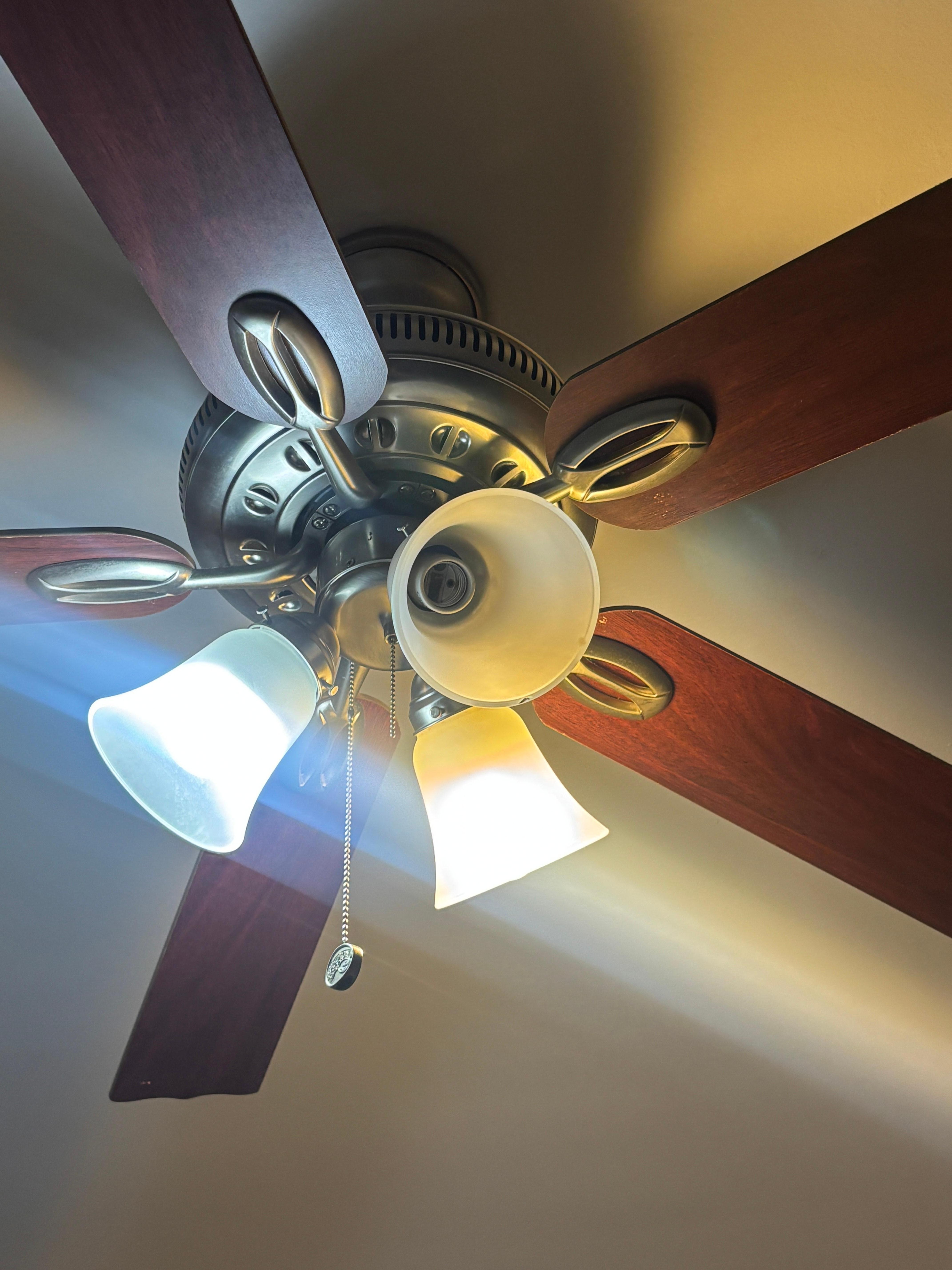 Missing lightbulbs and other lights that did not turn on fully