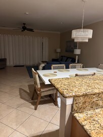 Living room from the kitchen