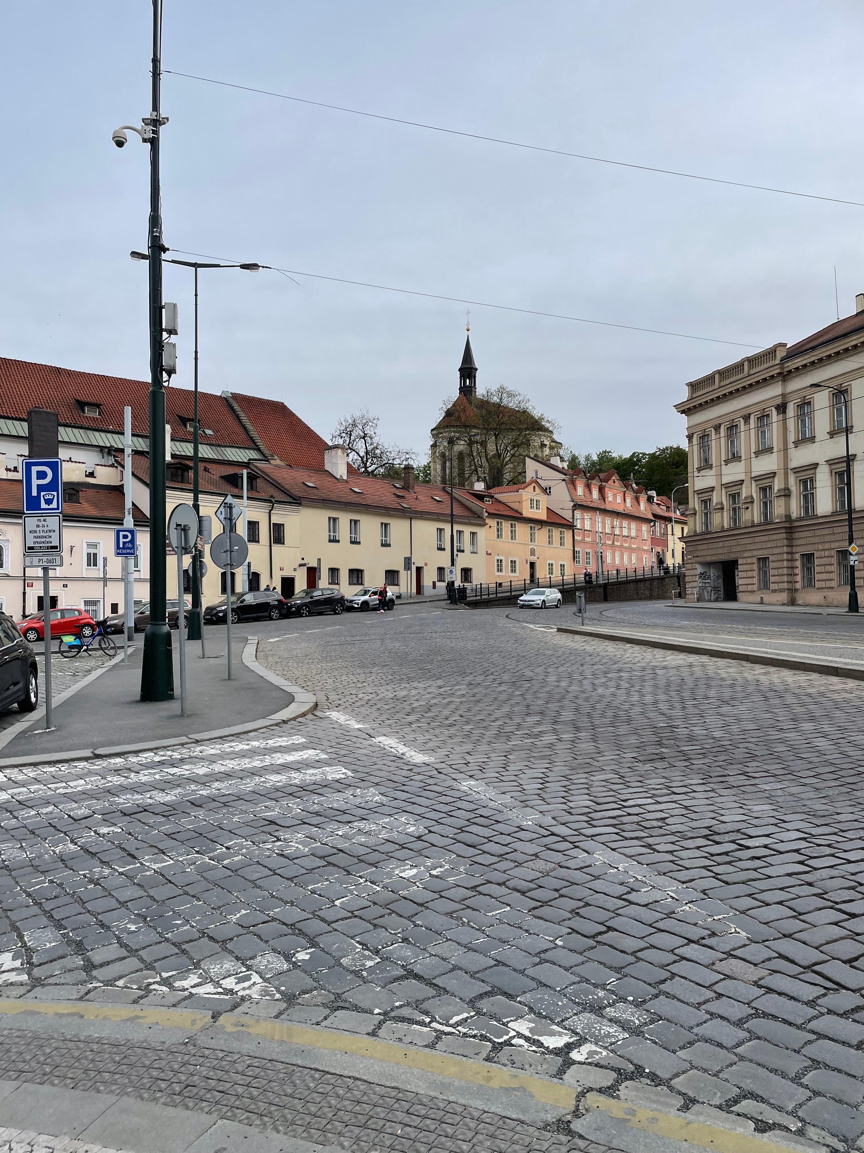 Square close to the Hotel Savoy