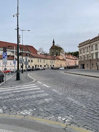Square close to the Hotel Savoy
