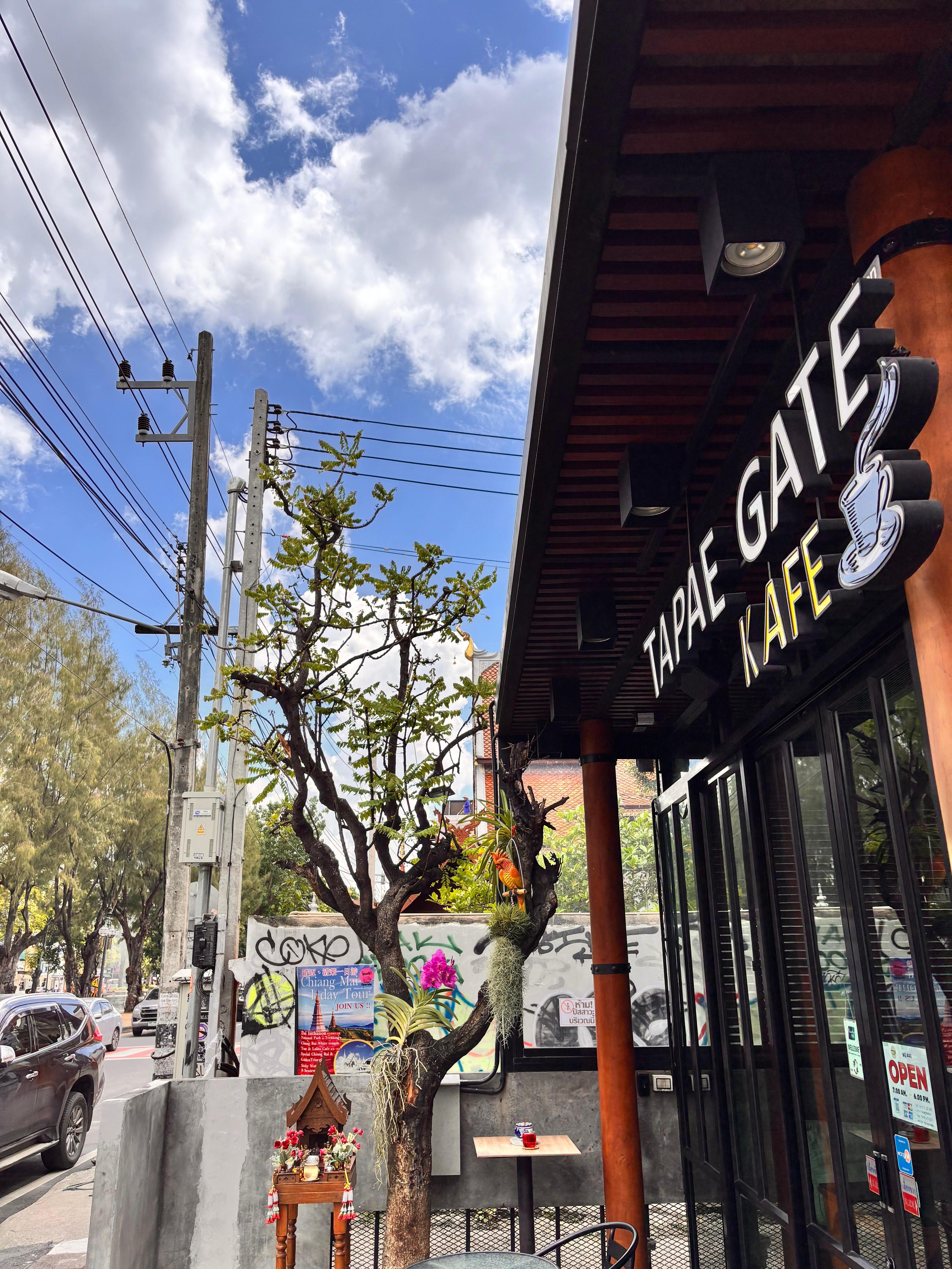 Front view. You can pay for breakfast before your tours. 