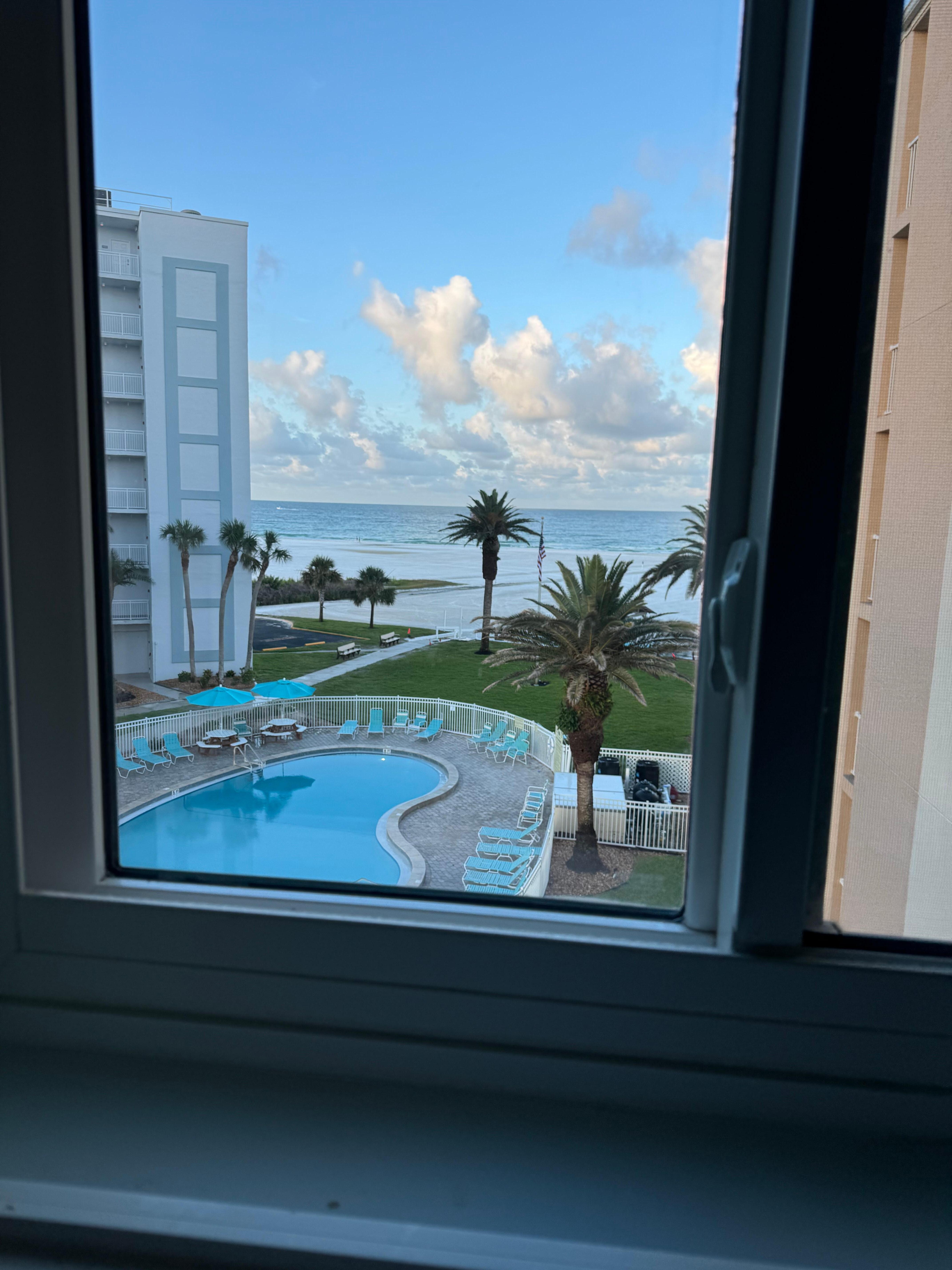 View from kitchen