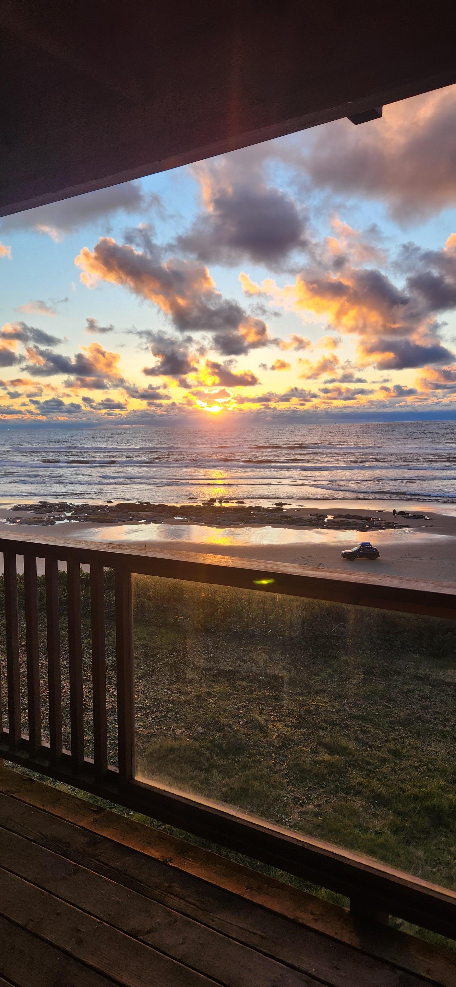 Wonderful view from the deck.
