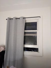 Blackout curtain not terribly useful if only 1/2