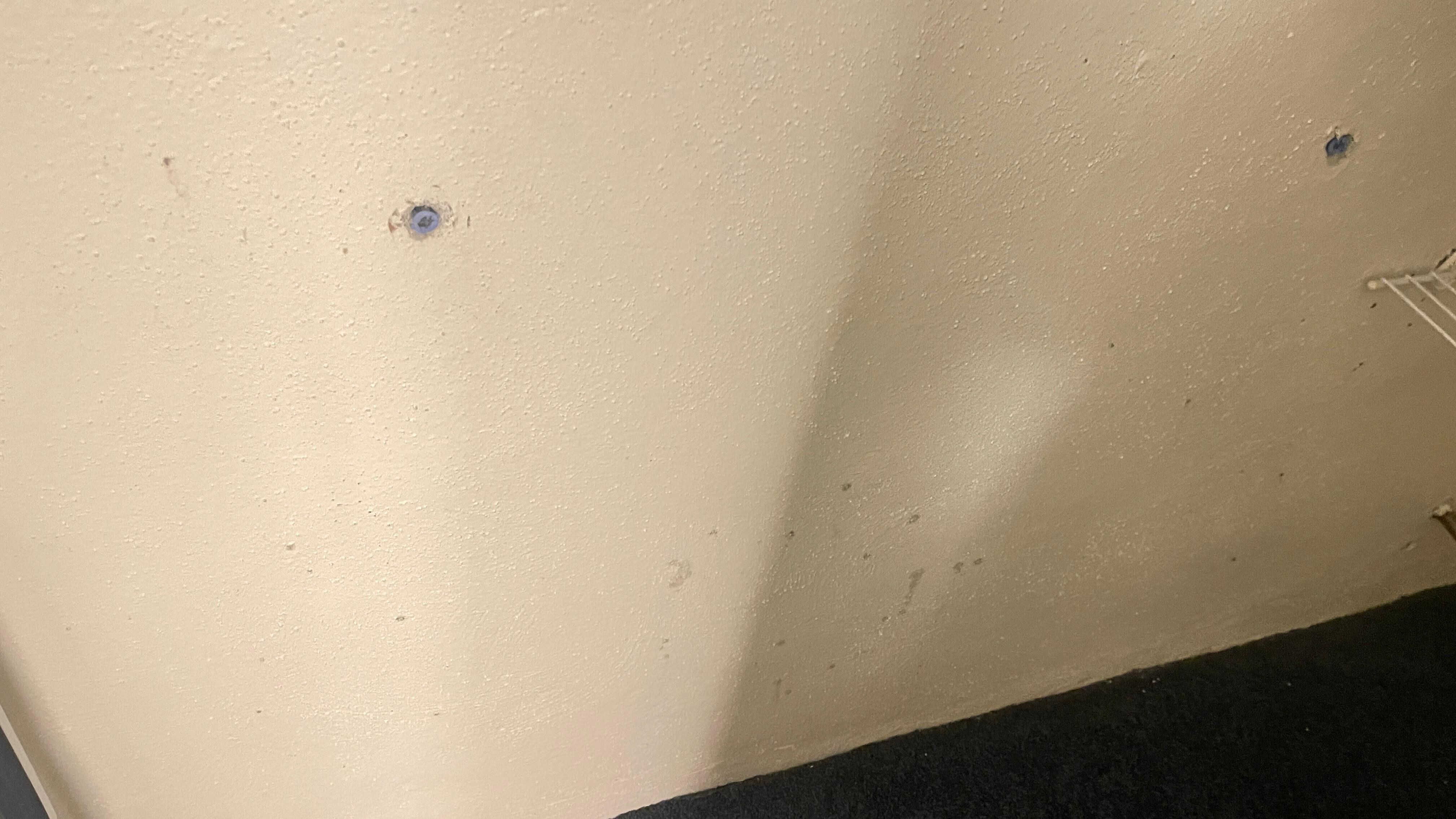 First suite where air-conditioning didn’t work numerous holes in walls