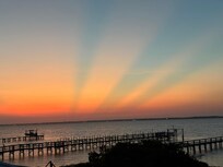 Sunset, 7/26/25 from the back deck.