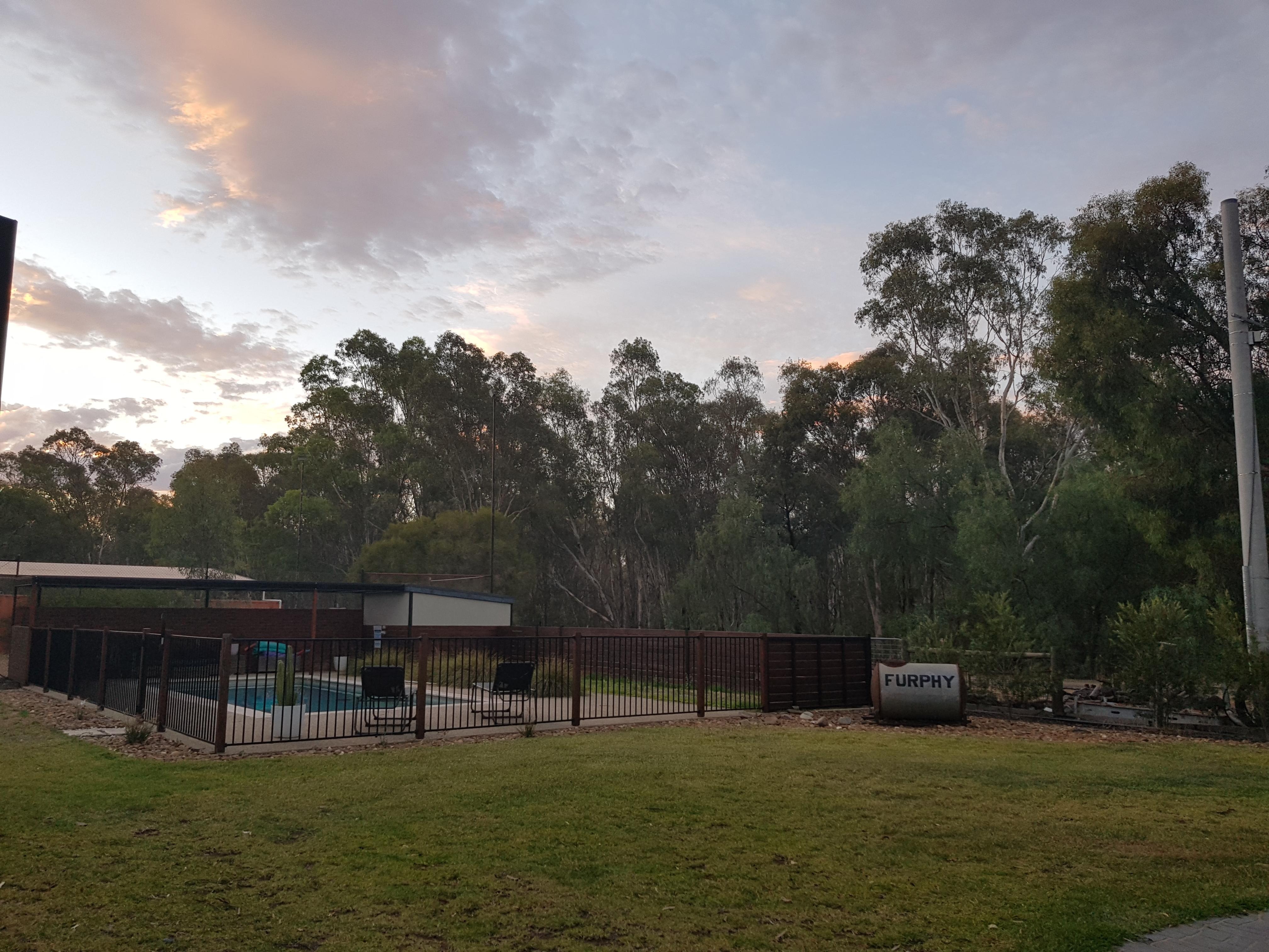 Perfect night outside.