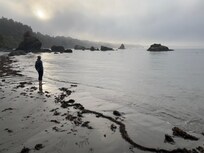 Short trail from house to this beach.