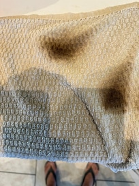 Rag that caught on fire