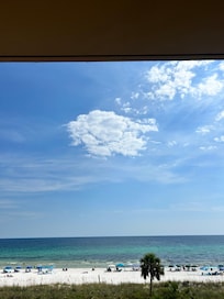 View from the beach