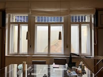 View out of living room window (not as pictured in apartment description)