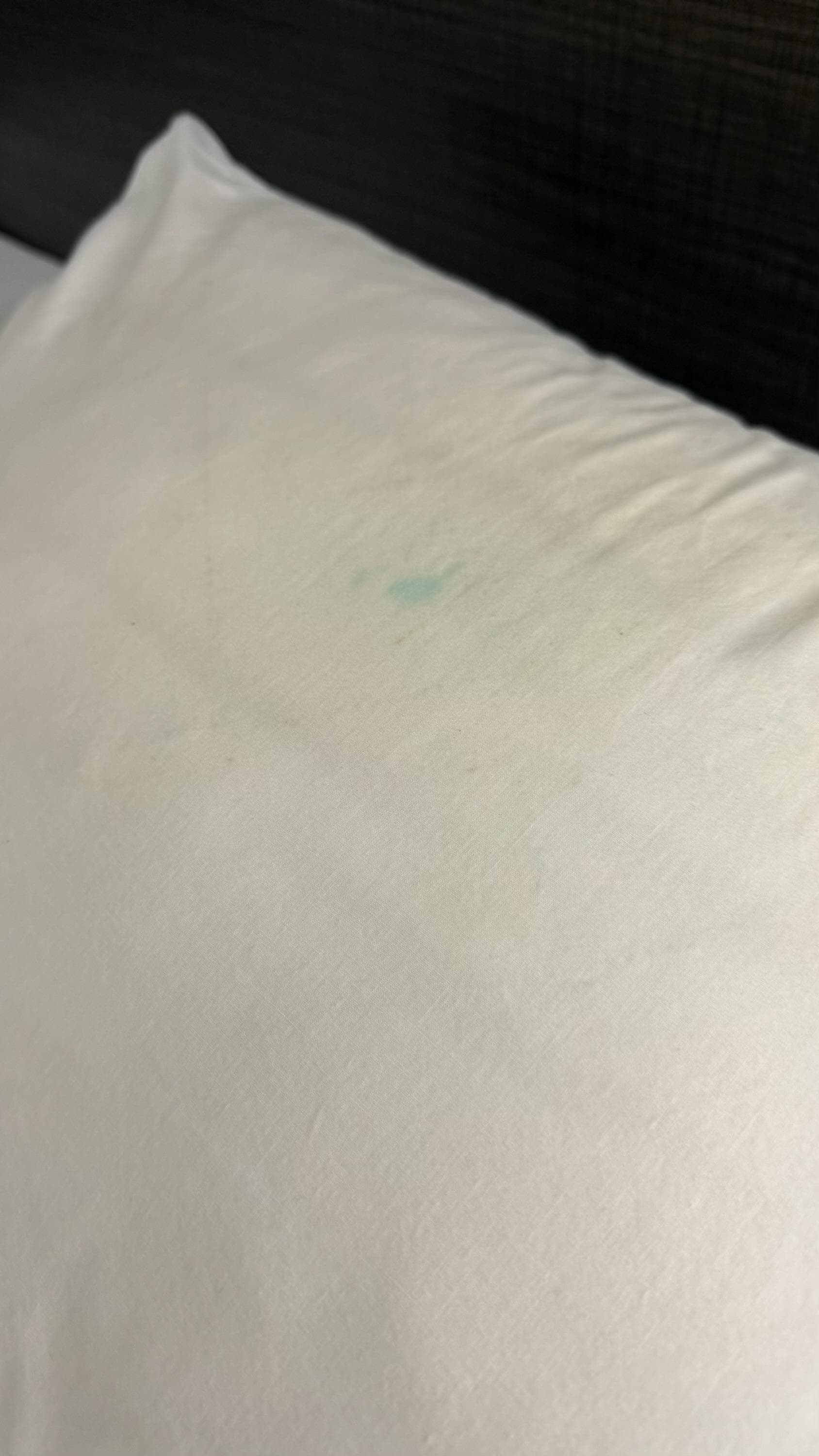 Dirty pillow case 