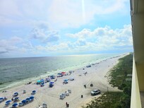 Balcony view looking west