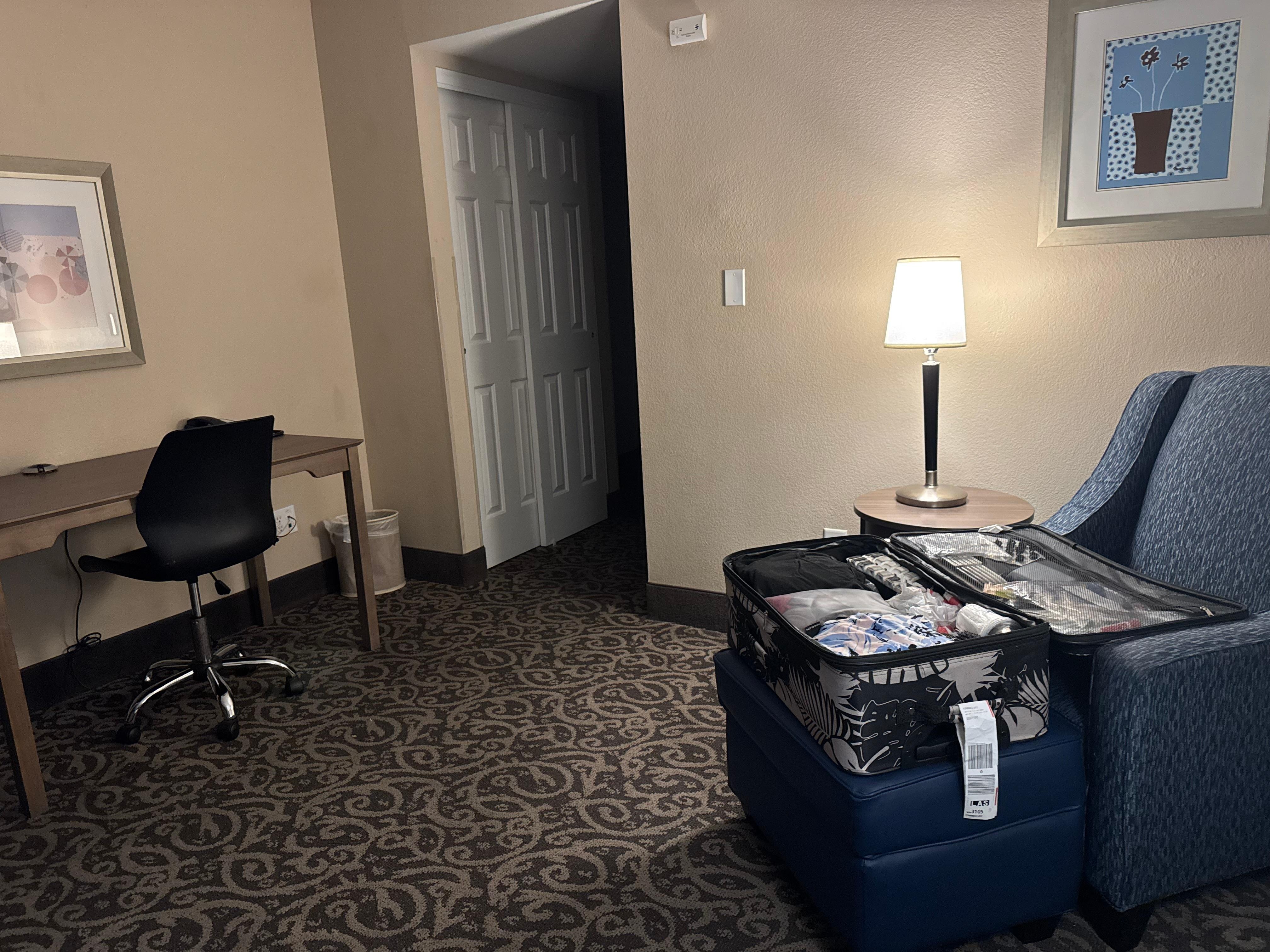 Nice workspace allowed me to work remote. 