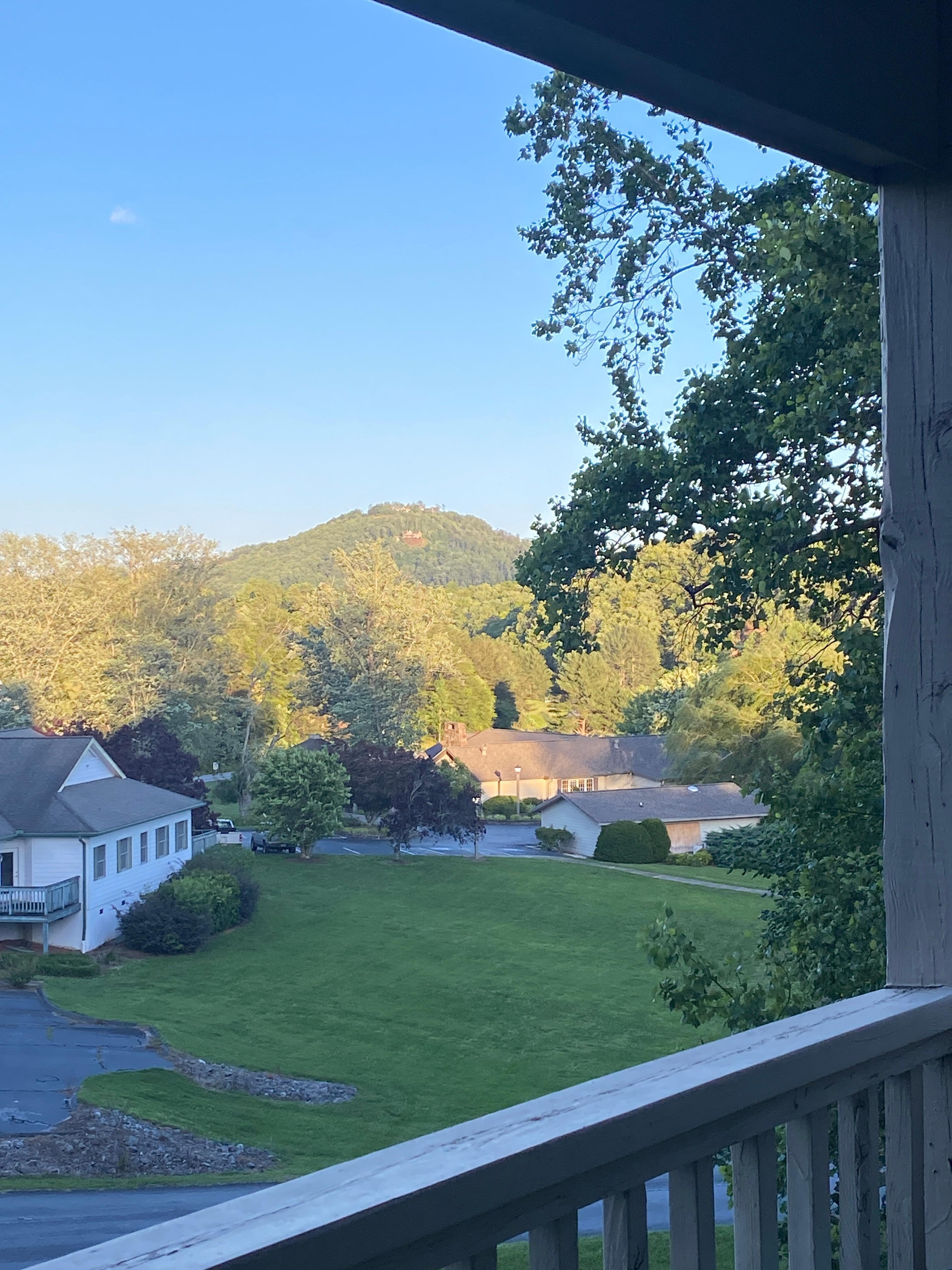 View from villa deck