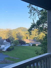 View from villa deck