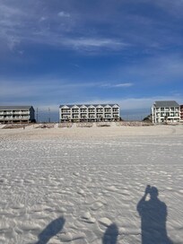 View of Nora’s place, it is the middle unit number four of seven