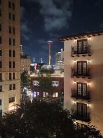 View from 6th floor walkway to room.