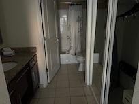 Bathroom and storage, very roomy