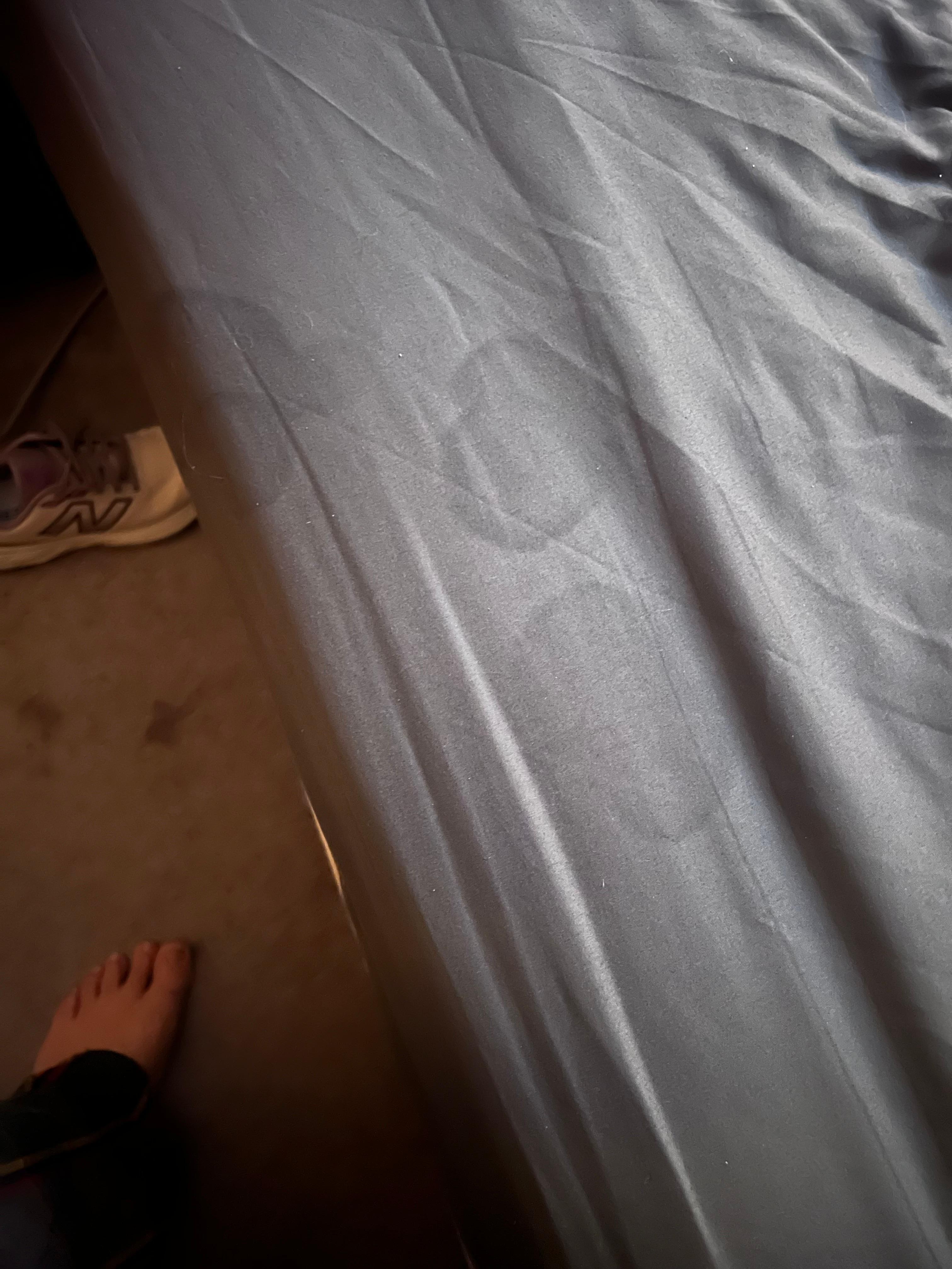 Sheets before we even went to bed.