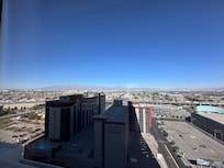 View from 20th floor, “quiet side” facing the mountains, not the pool
