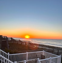 Morning sunrise from the deck