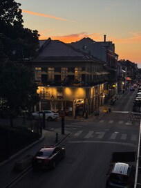 Golden hour from the balcony