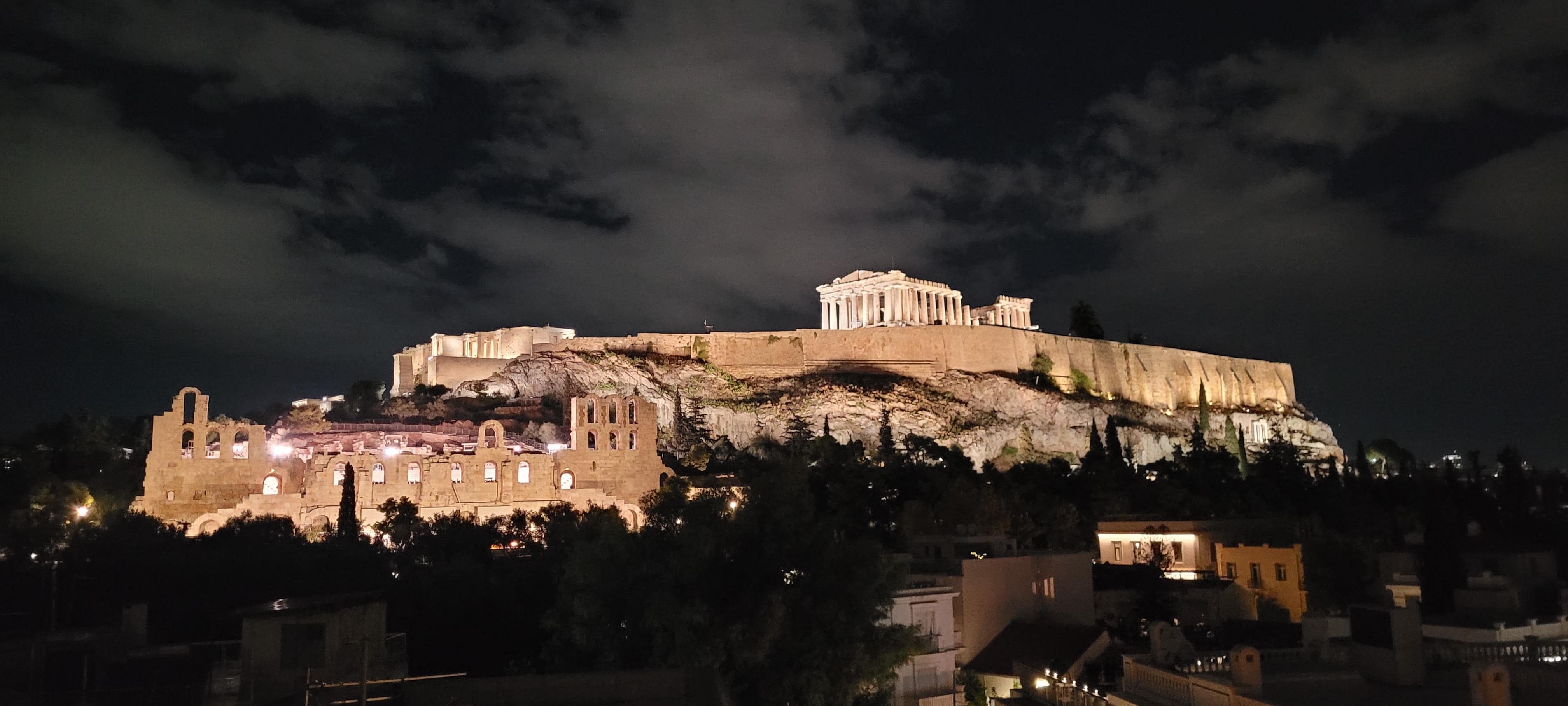 Evening on the rooftop terrace