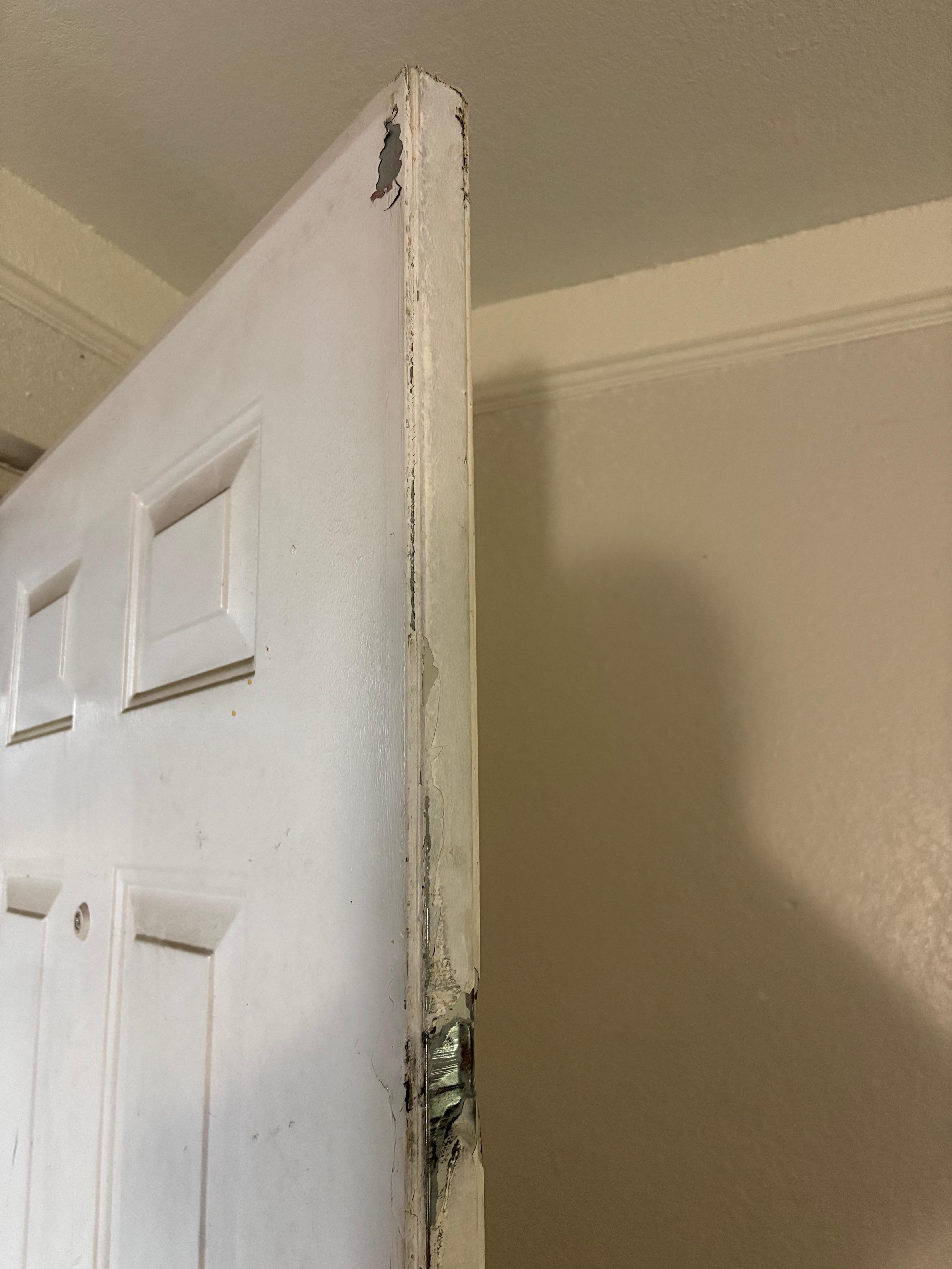 Kicked in door damage