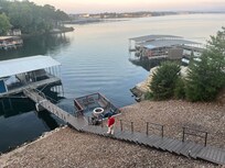 Stairway to the dock