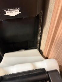 visible dust accumulation