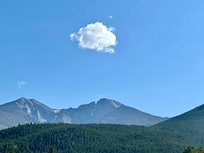 Longs peak view from Lily Lake