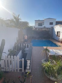 The external part of the house including barbeque