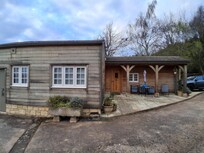 Slade Stables/front door & parking spots