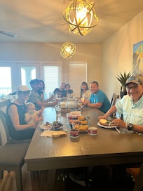 Plenty of room for family of all ages who visited us for dinner one evening!