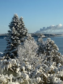 Views from the living area and master bedroom
