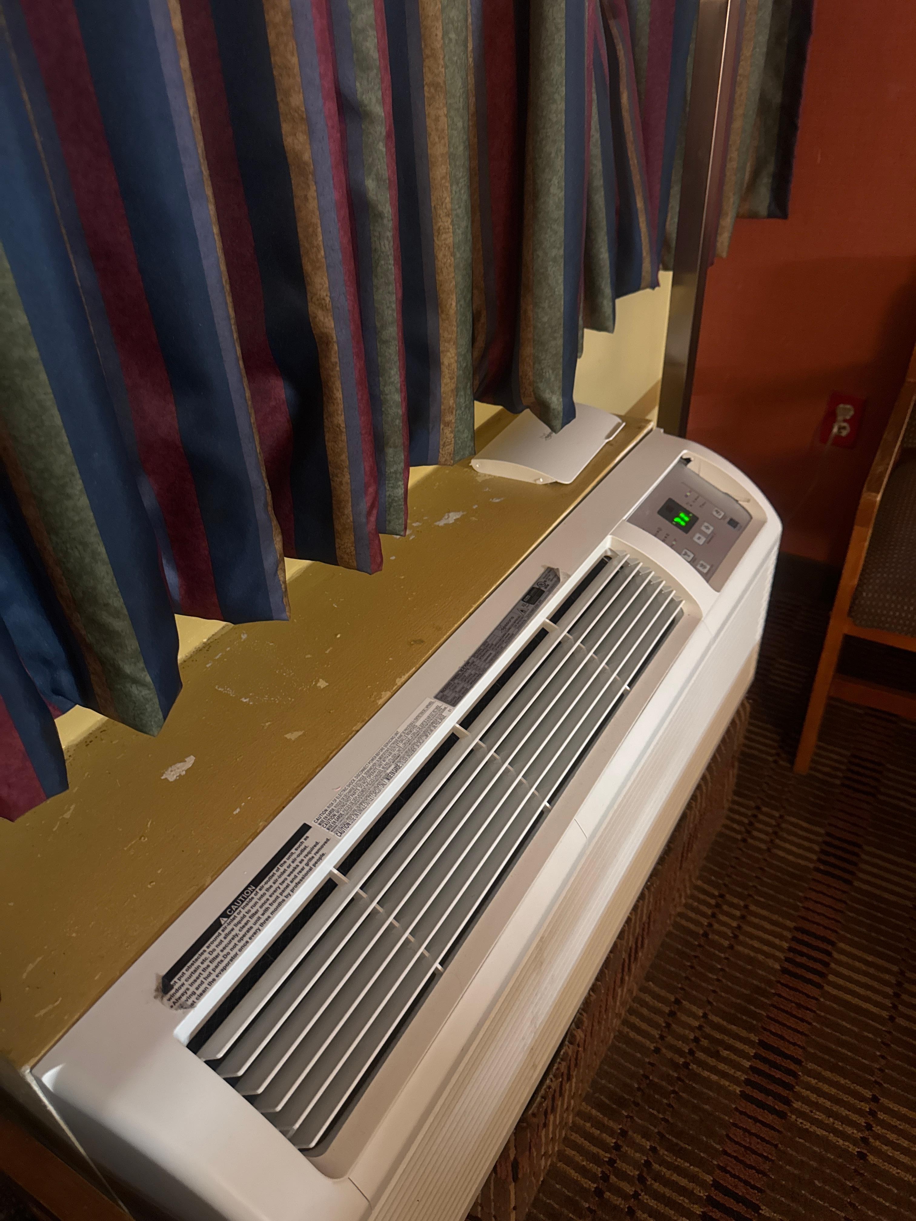 The cooling system worked but was dirty, and paint chipping